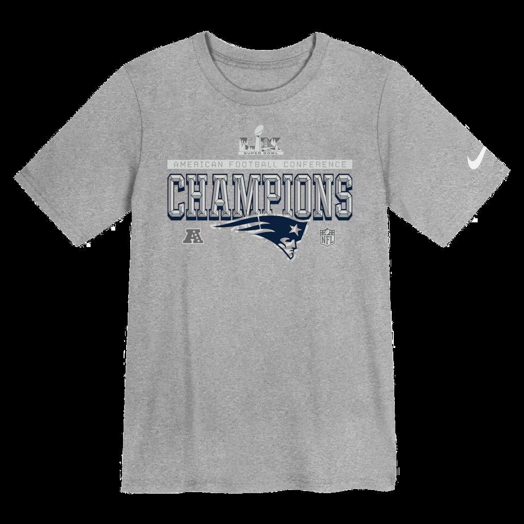 Men 2026 NFL New England Patriots T-shirt grey 012->->Sports Accessory